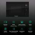 FABER FBIMWO CGS BK 25L Built-in Microwave Oven with 10 Autocook Menus (Black)_3