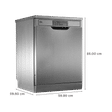 IFB Neptune VX1 PLUS 15 Place Settings Free Standing Dishwasher with Hot Water Wash (Inox Grey)_2