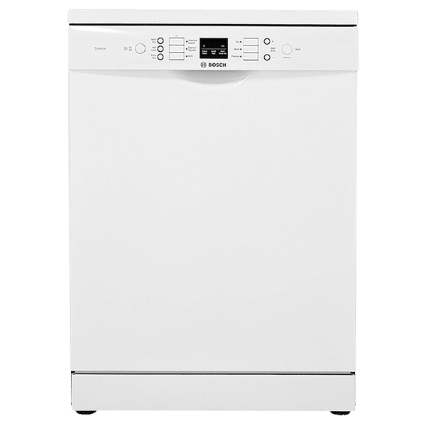BOSCH Series 6 13 Place Settings Free Standing Dishwasher with Glass Protection Technology (No Pre-rinse Required, White)_1