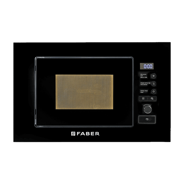FABER FBIMWO SG BK 20L Built-in Microwave Oven with 10 Autocook Menus (Black)_1