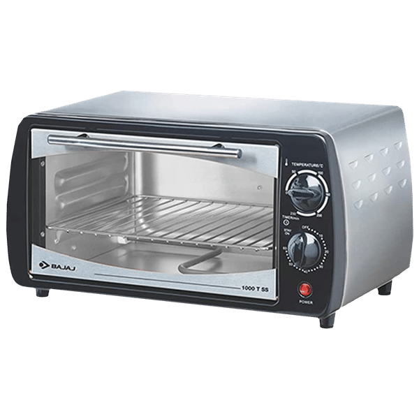 BAJAJ Majesty 1000 TSS 10L Oven Toaster Grill with Unique Heating Element Design (Black/Silver)_1