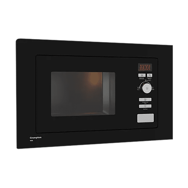 Crompton Voila 20L Built-in Solo Microwave Oven with 8 Autocook Menus (Midnight Black)_1
