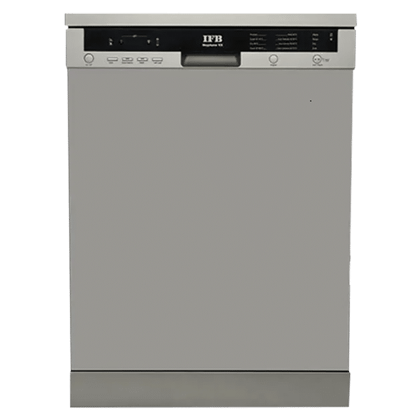 IFB Neptune VX 12 Place Settings Free Standing Dishwasher with Hot Water Wash (Dark Silver)_1