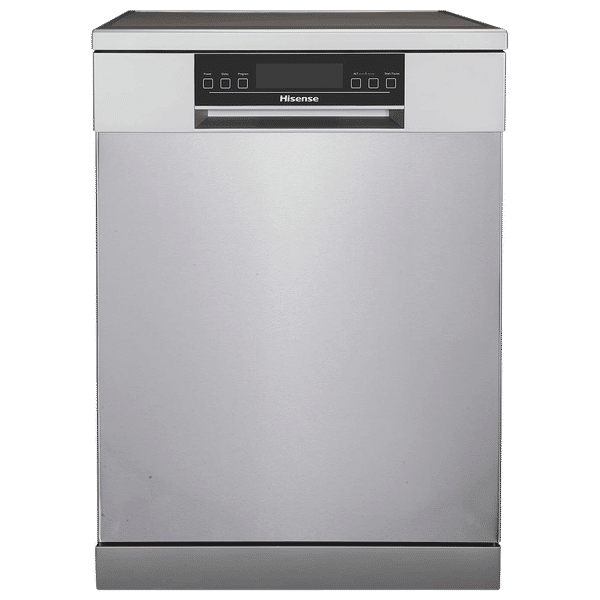 Hisense 15 Place Settings Free Standing Dishwasher with Silent Operation (Stainless Steel)_1