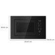 elica EPBI MWO GL 220 TOUCH 22L Built-in Microwave Oven with 8 Autocook Menus (Black)_2