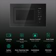 elica EPBI MWO GL 220 TOUCH 22L Built-in Microwave Oven with 8 Autocook Menus (Black)_3