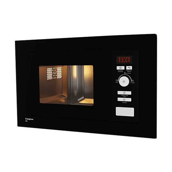Crompton GrandArt 25L Built-in Convection Microwave Oven with 8 Autocook Menus (Midnight Black)_1