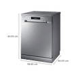 SAMSUNG 13 Place Settings Free Standing Dishwasher with Intensive Wash (Stainless Steel)_2