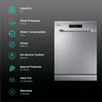 SAMSUNG 13 Place Settings Free Standing Dishwasher with Intensive Wash (Stainless Steel)_3