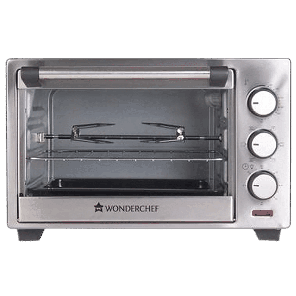 WONDERCHEF 19L Oven Toaster Grill with Rotisserie (Stainless Steel)_1