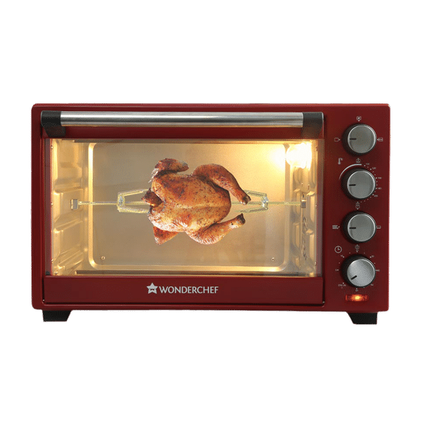 WONDERCHEF Crimson Edge 28L Oven Toaster Grill with Cutting Edge Technology (Red)_1