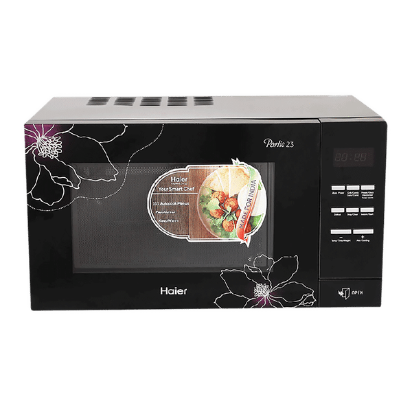 Haier 23L Convection Microwave Oven with 111 Autocook Menus (Black)_1