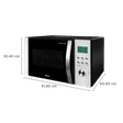 Haier 28L Convection Microwave Oven with 123 Autocook Menus (Black)_2