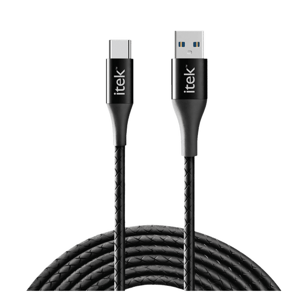 itek Type A to Type C 3.9 Feet (1.2M) Cable (480 Mbps Transfer Speed, Black)_1