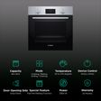 BOSCH Series 2 66L Built-in Microwave Oven with 3D Hot Air Technology (Stainless Steel)_3