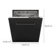 Crompton GrandArt 15 Place Settings Free Standing Dishwasher with Pure Beam Plus Technology (Black)_2