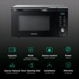 SAMSUNG 32L Convection Microwave Oven with SLIM FRY Technology (Black)_3
