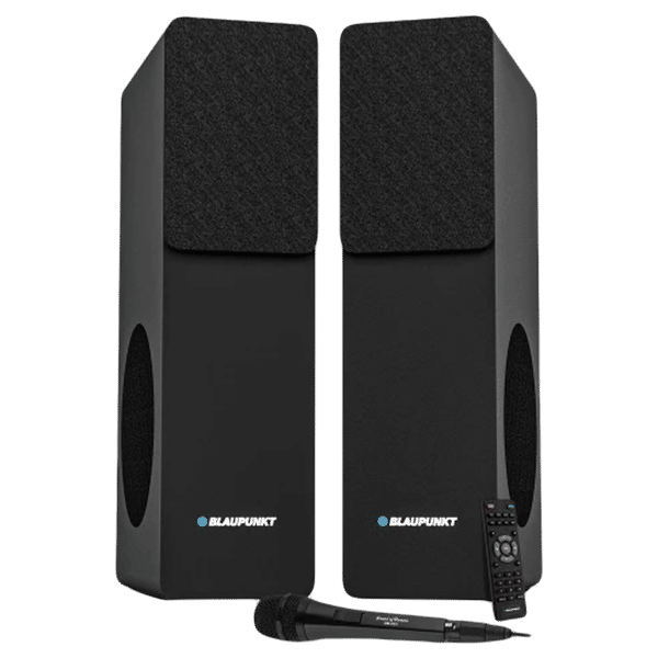 Blaupunkt TS120 120W Bluetooth Party Speaker with Mic (360 Degree Powerful Sound, 1.0 Channel, Black)_1