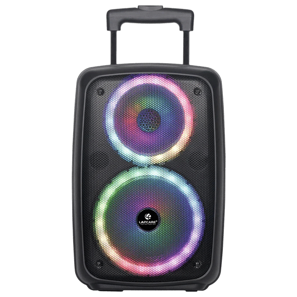 LAPCARE LAPSONIC 30W Bluetooth Party Speaker with Mic (Built-in FM Radio, Stereo Channel, Black)_1