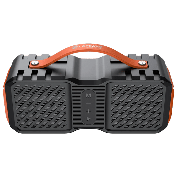 LAPCARE Storm 14W Portable Bluetooth Speaker (IPX5 Waterproof, Handsfree Calls, Stereo Channel, Black)_1