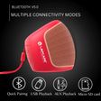 LAPCARE Pulse 5W Portable Bluetooth Speaker (IPX4 Waterproof, Handsfree Calls, 1.0 Channel, Red)_2