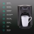 BLACK+DECKER DCM25 330 Watt 1 Cups Automatic Espresso & Drip Coffee Maker with Removable Drip Tray (Black)_3