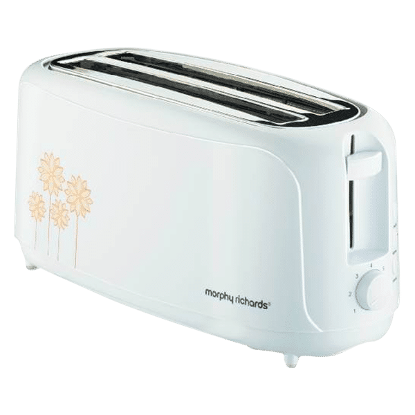 morphy richards AT 402 1450W 4 Slice Pop-Up Toaster with Removable Crumb Tray (White)_1