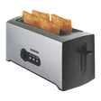 BOROSIL Krispy 1500W 4 Slice Pop-Up Toaster with Temperature Control (Silver)_1
