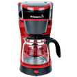 morphy richards Primero 750 Watt 6 Cups Automatic Drip Coffee Maker with Anti Drip Function (Black/Red)_1