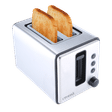 Croma 750W 2 Slice Pop-Up Toaster with Reheat Function (Silver)_1