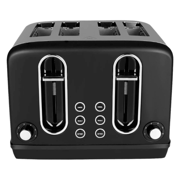 BLACK+DECKER BXTO0401IN 2300W 4 Slice Pop-Up Toaster with Cool Touch Handle (Grey)_1