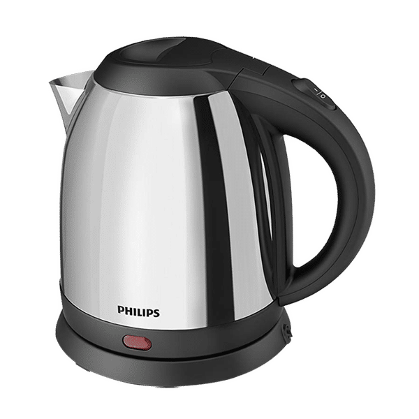 PHILIPS Daily collection 1800 Watt 1.2 Litre Electric Kettle with 360 Degree Cordless Base (Metallic silver)_1