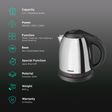PHILIPS Daily collection 1800 Watt 1.2 Litre Electric Kettle with 360 Degree Cordless Base (Metallic silver)_3