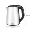 WARMEX Boil & Serve 99 1500 Watt 1.8 Litre Electric Kettle with Auto Shut Off (White)_2