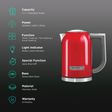 KitchenAid 3000 Watt 1.7 Litre Electric Kettle with Auto Shut Off (Red)_3