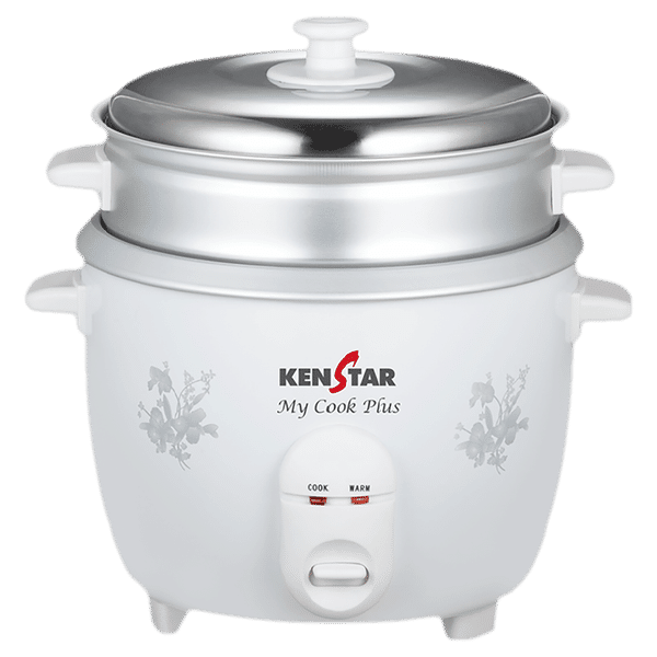 KENSTAR My Cook Plus 1.8 Litre Electric Rice Cooker with Keep Warm Function (White)_1