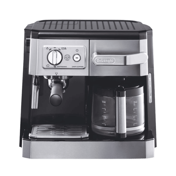 De'Longhi 1750 Watt 10 Cups Semi-Automatic Drip Coffee Maker with Thermoblock Technology (Silver/Black)_1