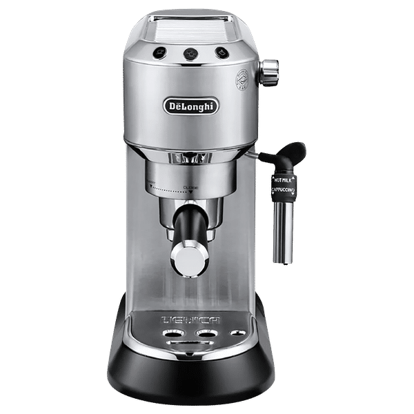 De'Longhi Dedica 1300 Watt 2 Cups Automatic Espresso Coffee Maker with Thermoblock Technology (Metallic)_1