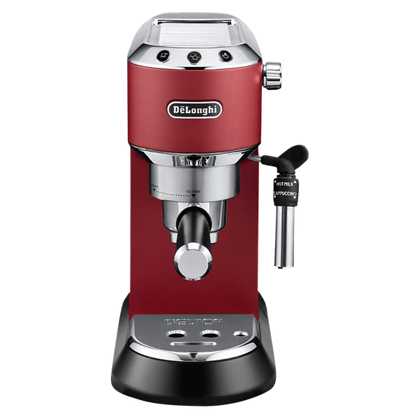 De'Longhi Dedica 1300 Watt 2 Cups Semi-Automatic Espresso Coffee Maker with Thermoblock Technology (Red)_1