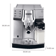 De'Longhi 1450 Watt 2 Cups Automatic Cappuccino & Espresso Coffee Maker with Water Level Indicator (Metallic)_2