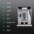 De'Longhi PrimaDonna Elite Experience 1450 Watt 2 Cups Automatic Cappuccino & Espresso Coffee Maker with Optimal Temperature Control (Metal Silver)_3