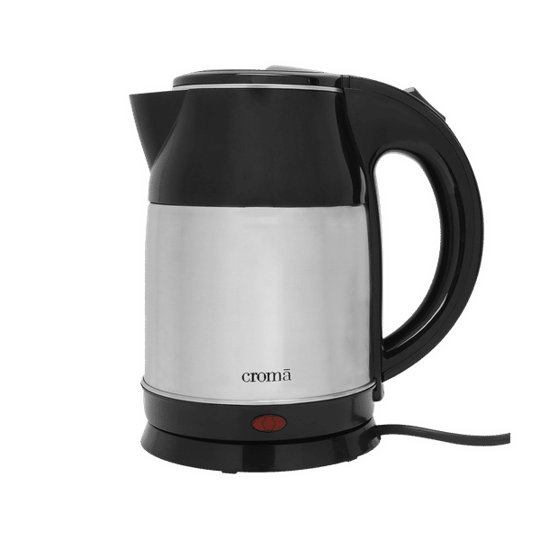 Croma 1500 Watt 1.8 Litre Electric Kettle with Overheat Protection (Silver)_1