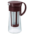 Hario Mizudashi 2.5 Cups Manual Espresso & Cold Brew Coffee Maker with Heat Resistant (Red)_1