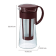 Hario Mizudashi 2.5 Cups Manual Espresso & Cold Brew Coffee Maker with Heat Resistant (Red)_2