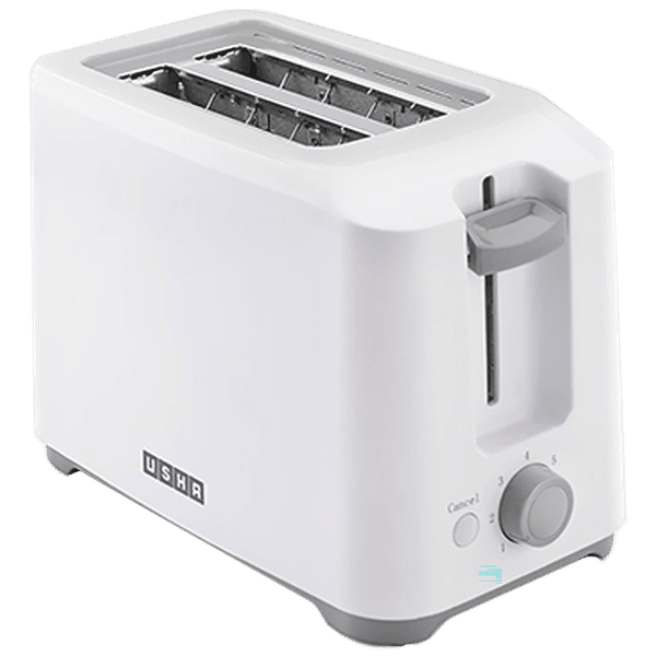 USHA PT 3720 700W 2 Slice Pop-Up Toaster with Plastic Shock Proof Body (White)_1