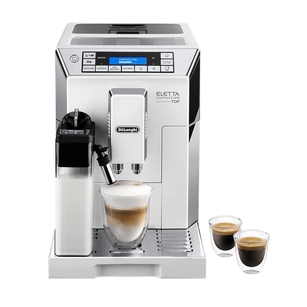 De'Longhi Eletta 1450 Watt 2 Cups Automatic Cappuccino & Espresso Coffee Maker with Integrated Grinding Technology (Silver)_1