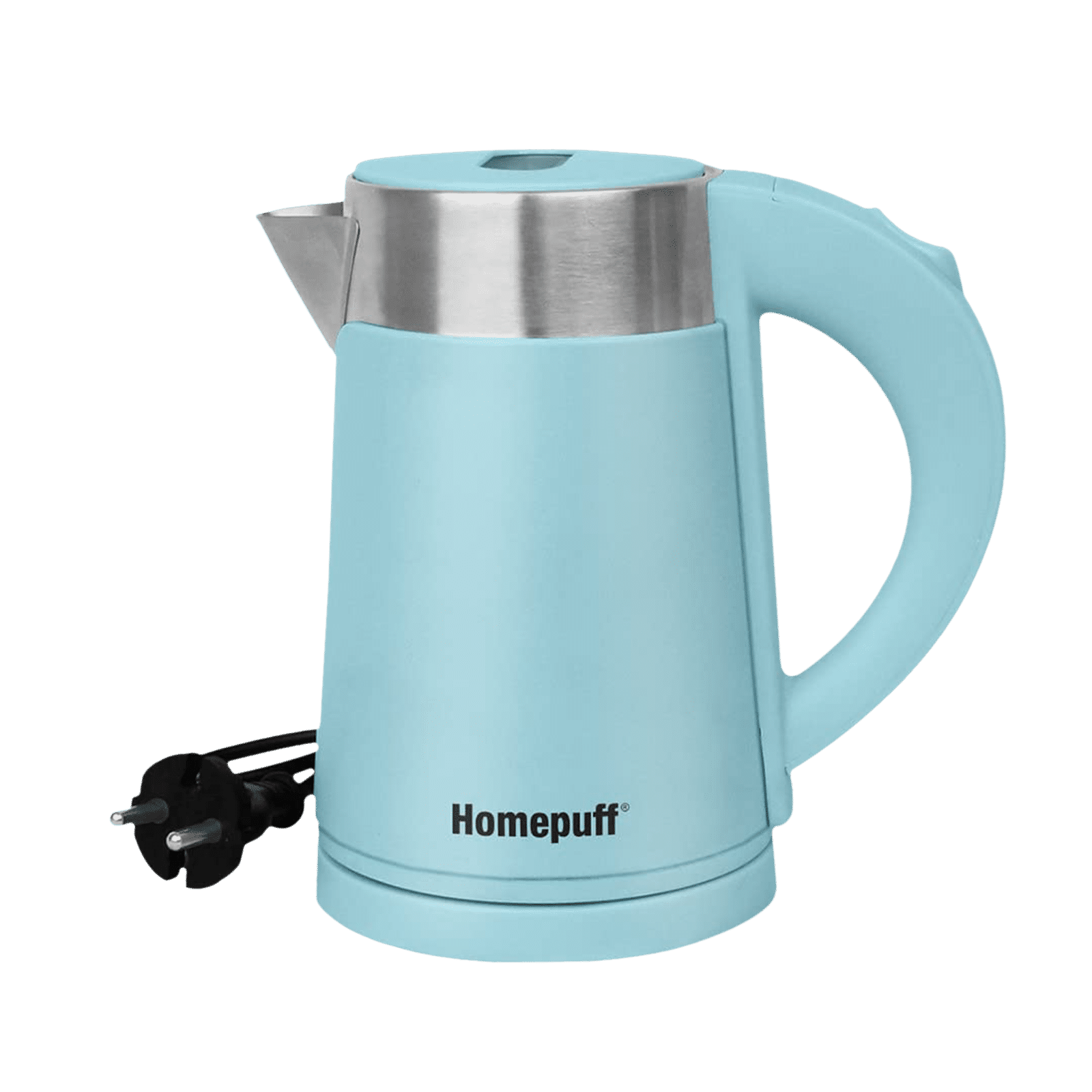 Buy HomePuff H302 1000 Watt 0.7 Litre Electric Kettle with 360 Degree  Rotation Base (Blue) Online – Croma