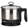 AGARO Esteem 600 Watt 1.2 Litre Multi Cook Electric Kettle with Rapid Boil Technology (Silver/Black)_1