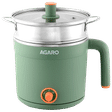 AGARO Regency 600 Watt 1.2 Litre Multi Cook Electric Kettle with Auto Shut Off (Green)_1