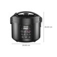 AGARO Regal 3 Litre Electric Rice Cooker with Overheat Protection (Black)_2